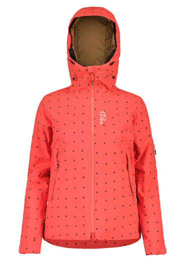 detail Maloja Bunda ToscM. bright cranberry bubbledots