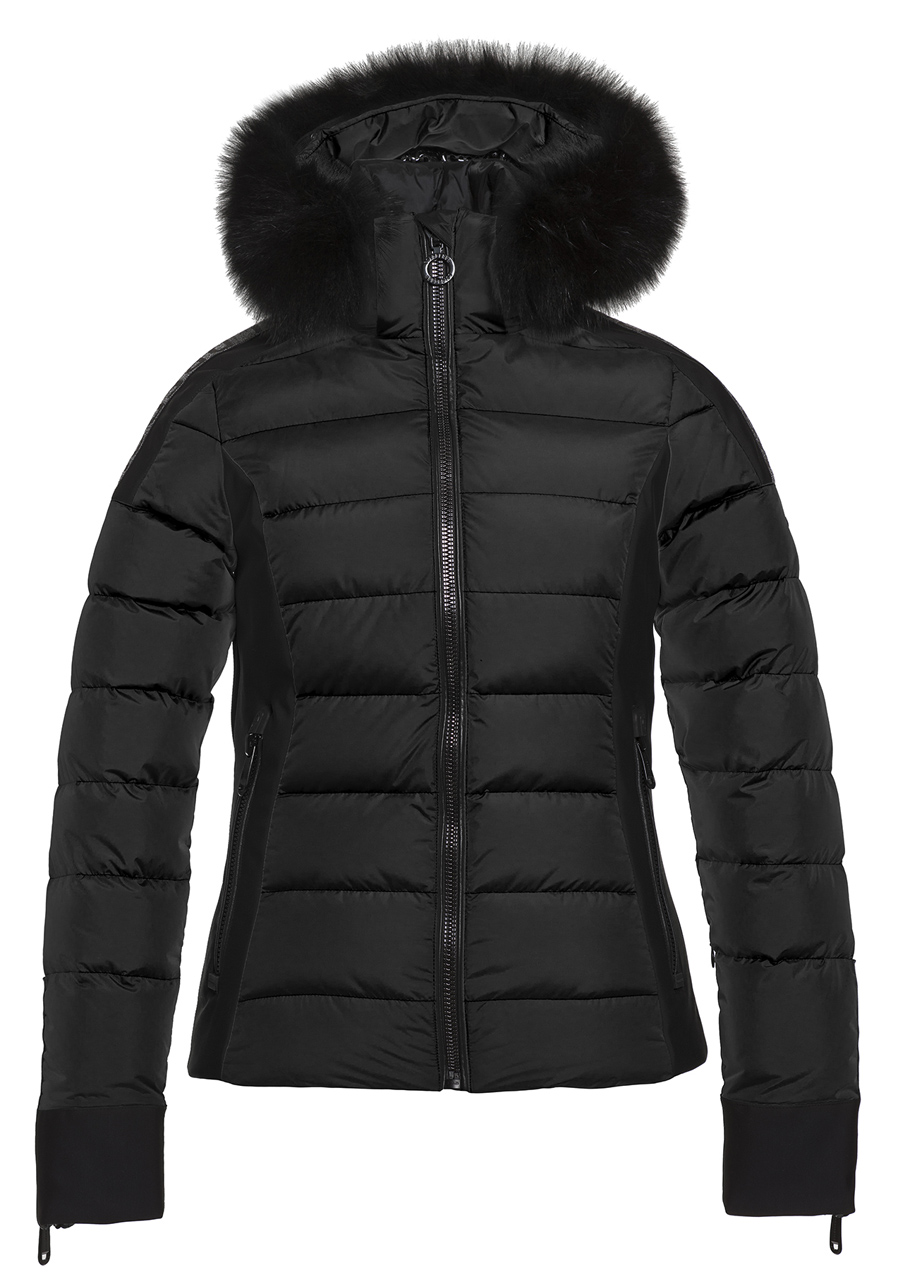 Goldbergh Almeta jacket real fox fur Black | David sport Harrachov