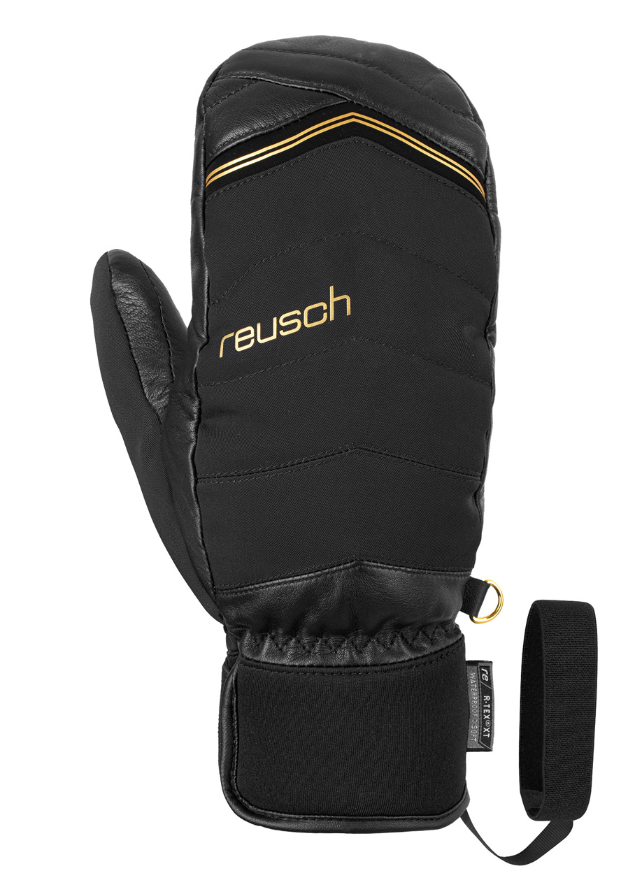 Dámske rukavice Reusch Lara Gut-Behrami R-TEX® XT Mitten BLACK/GOLD | David  sport Harrachov