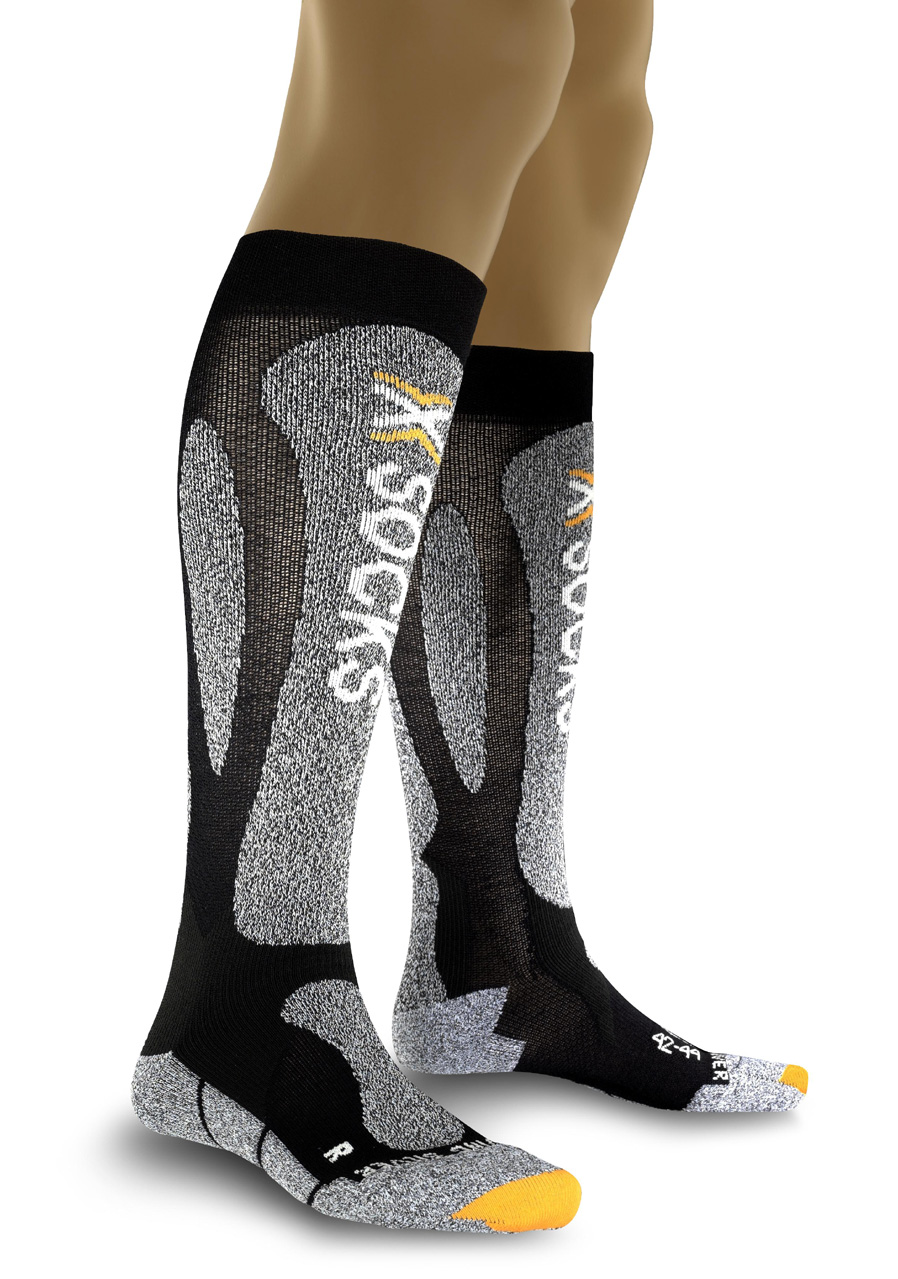 Pánske podkolienky X-Socks ski Carving Silver | David sport Harrachov