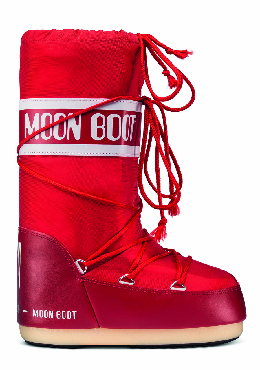 Detské zimné topánky Tecnica Moon Boot Nylon Red JR | David sport Harrachov